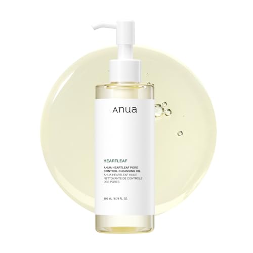 ANUA Heartleaf Pore Control Cleansing Oil for makeup removal